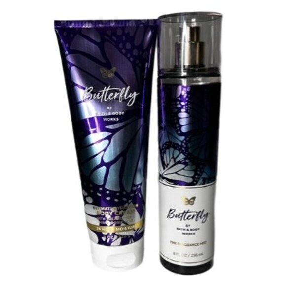 Bath & Body Works Other - Bath & Body Works Butterfly Body Cream and Fragrance Mist Bundle NWT